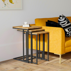 Odkládací stolky Pino, ořech - 2