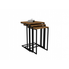 Odkládací stolky Pino, ořech