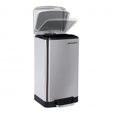 Odpadkový koš Janet, 61,5 cm, stříbrná - 4