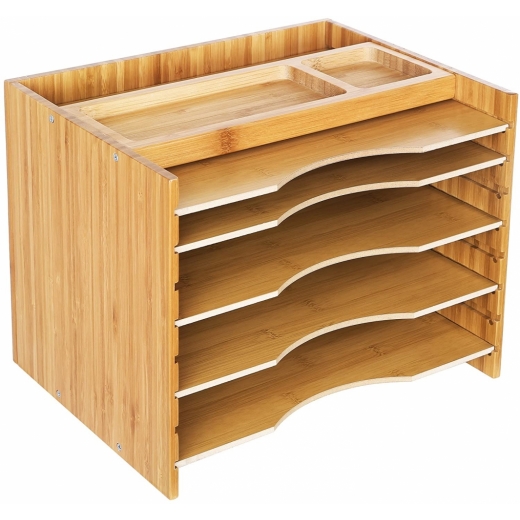 Organizér na dokumenty Lerry, 32 cm, bambus - 1