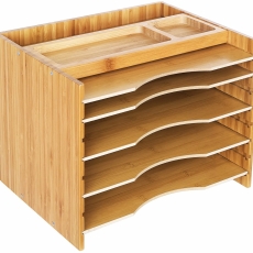 Organizér na dokumenty Lerry, 32 cm, bambus - 1