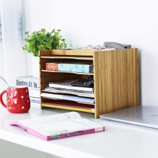 Organizér na dokumenty Lerry, 32 cm, bambus - 2