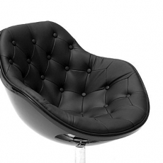 Otočné křeslo na centrální noze s knoflíčky Spicy (SET 2 ks) - 10