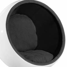 Otočné křeslo Sphere, černá - 1