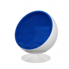 Otočné křeslo Sphere, modrá - 1