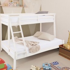 Patrová postel Kiddy, 142 cm, bílá - 3