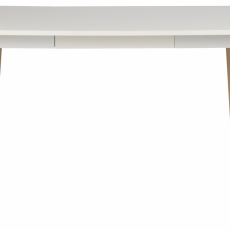 Písací stôl Braden, 117 cm, breza / biela - 2