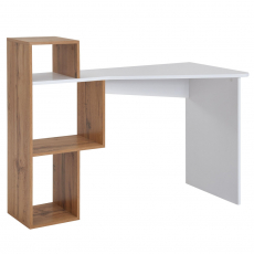 Písací stôl Grifen, 120 cm, biela - 1