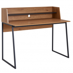 Písací stôl Horen, 120 cm, hnedá 