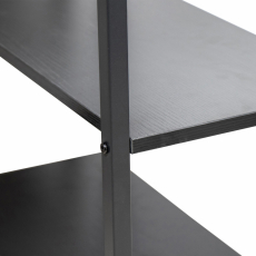 Písací stôl Ocala, 120 cm, čierna/hnedá - 6