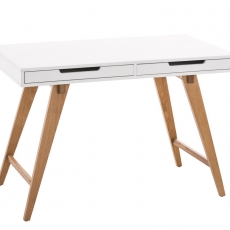 Písací stôl Porto, 100 cm, biela - 1