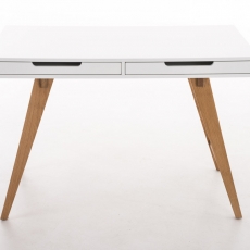 Písací stôl Porto, 100 cm, biela - 2
