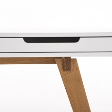 Písací stôl Porto, 100 cm, biela - 6