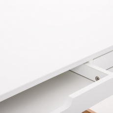 Písací stôl Porto, 100 cm, biela - 7