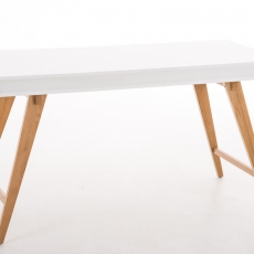 Písací stôl Porto, 140 cm, biela - 3