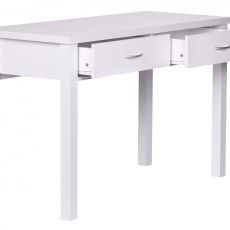 Písací stôl so zásuvkami Sam, 120 cm, biela - 2