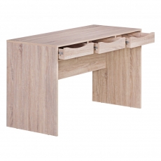 Písací stôl so zásuvkami Samo, 120 cm, Sonoma dub - 2
