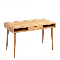 Písací stôl so zásuvkou Ida, 120 cm, divoký dub - 3