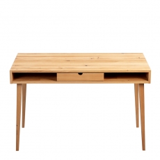 Písací stôl so zásuvkou Ida, 120 cm, divoký dub - 4