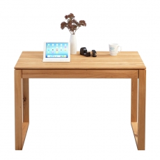 Písací stôl so zásuvkou Kuno, 110 cm, divoký dub - 2