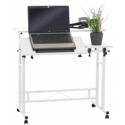 Písací stôl Telford, 80 cm, biela - 1