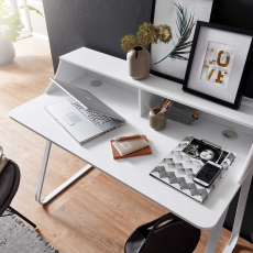 Písací stôl Telly, 120 cm, biela - 5