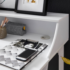 Písací stôl Telly, 120 cm, biela - 6