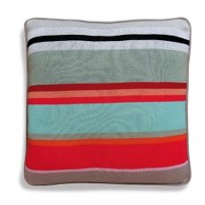 Pletený vlněný polštář Stripe, 50 cm - 1