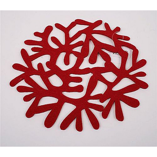 Plstené prestieranie okrúhle 25 cm - 1