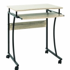 Počítačový stôl Brose, 73 cm, dub/čierna - 1
