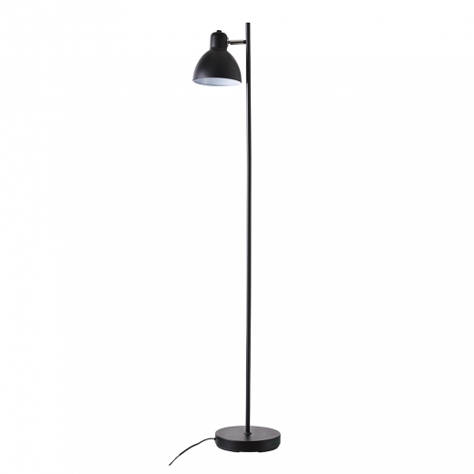 Podlahová lampa Skagen, 143,5 cm, čierna - 1