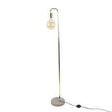 Podlahová lampa Edet, 138 cm, mosaz - 1