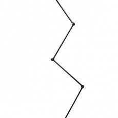 Podlahová lampa Gira, 115 cm černá - 1