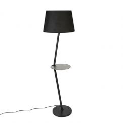 Podlahová lampa so stolíkom Bordet, 157 cm
