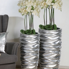 Podlahový květináč Waves, 76 cm - 2