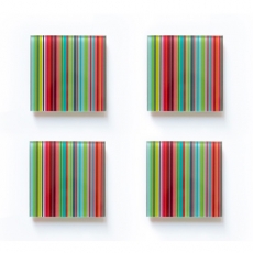 Podložky pod pohár Stripes, 10 cm (SET 4 ks) - 2