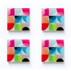 Podtácky Solena, 10 cm (SET 4 ks)