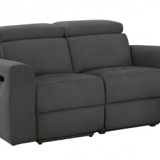 Pohovka 2-sedák Cepan, 158 cm, antracitová - 1