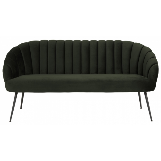 Pohovka Daniella, 178 cm, tmavo zelená - 1