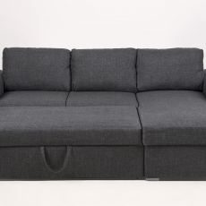 Pohovka rohová rozkladacia Ford, tmavosivá - 2