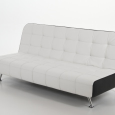 Pohovka se sklopným opěradlem Elegant černá / bílá - 4