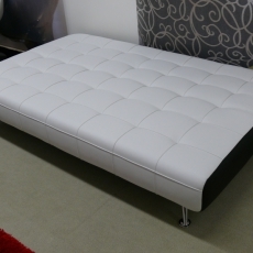 Pohovka se sklopným opěradlem Elegant černá / bílá - 9