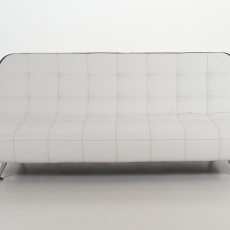 Pohovka so sklopným operadlom Elegant čierna / biela - 5