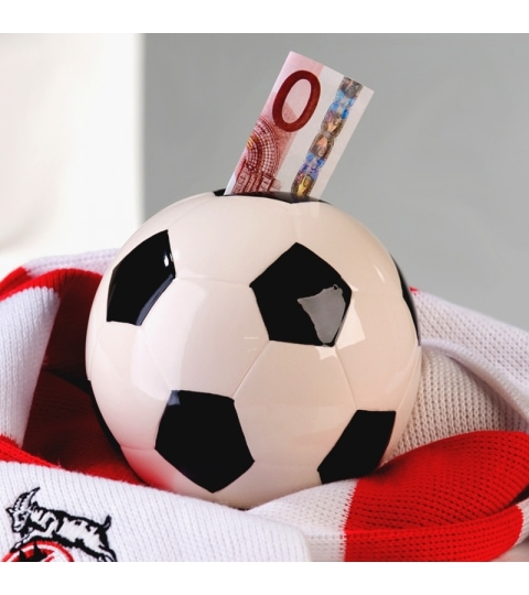 Pokladnička keramická Football, 11 cm 