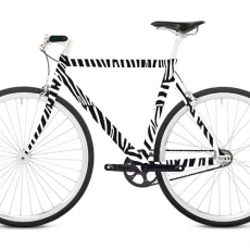 Polep na bicykel Zebra - 1