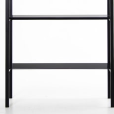 Policový regál Gale 110 cm, černé sklo - 3