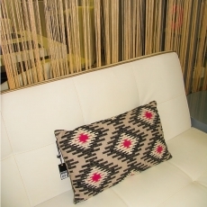 Polštář s potiskem a výšivkou Laika, 50x30 cm - 2