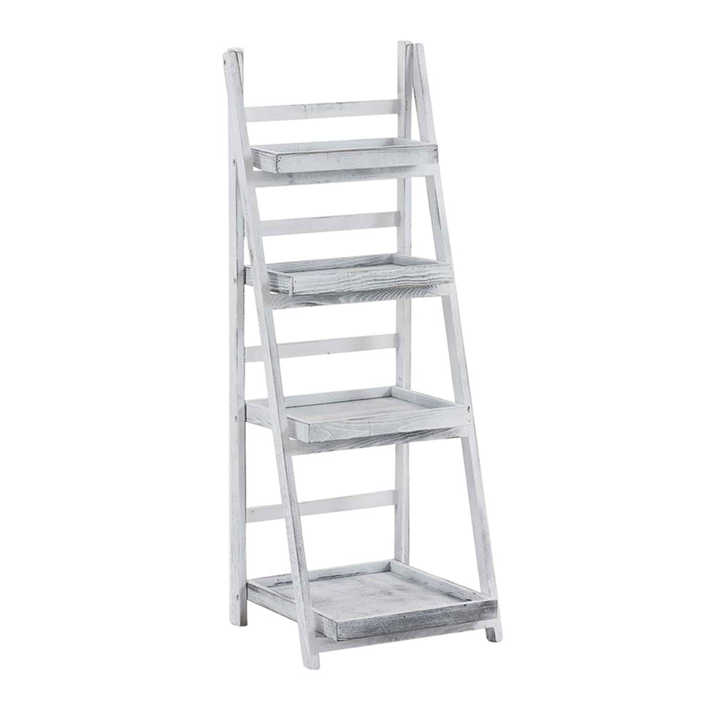 Poschoďový regál Colorado, 115 cm, antik bílá