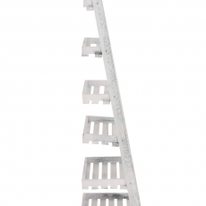 Poschodový regál Farve, 155 cm, antik biela - 3