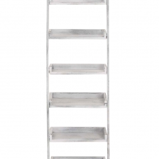 Poschoďový regál Farve, 155 cm, antik bílá - 2